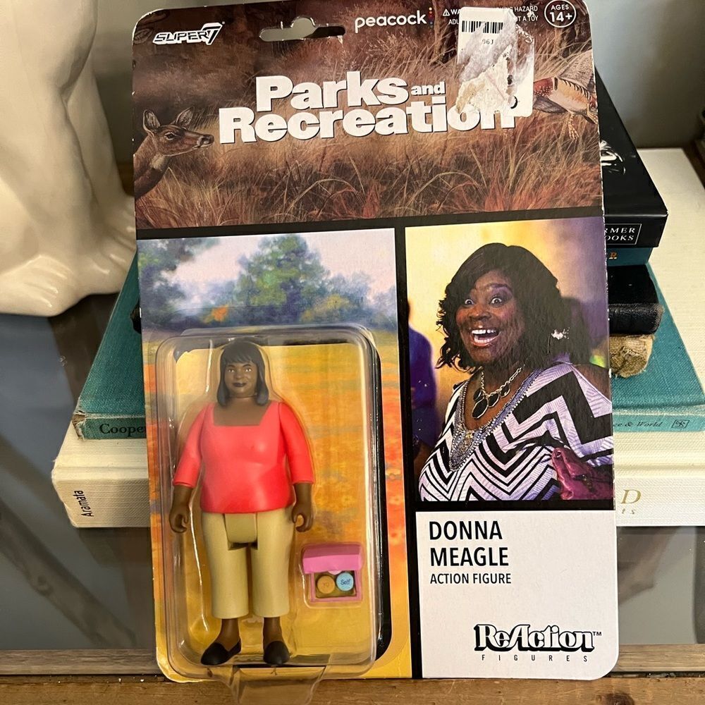 Super7 Donna Meagle Parks And Rec in package Collectible doll. Treat Yo Self!